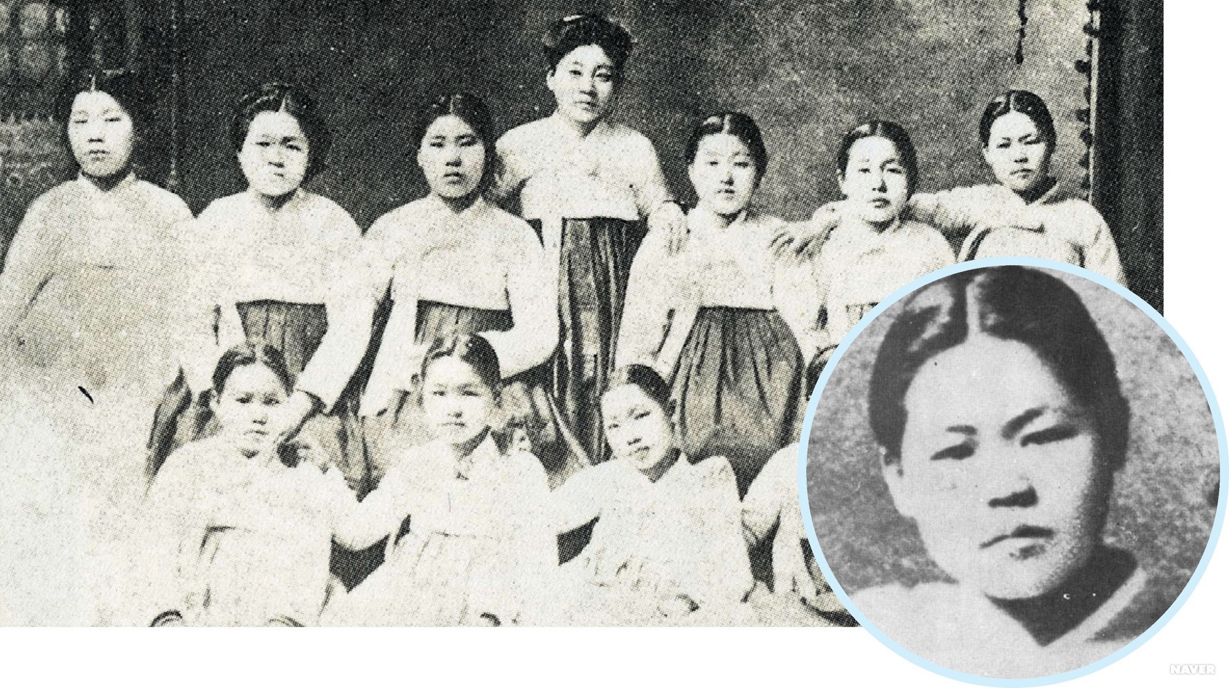 3·1 운동이란? - 이화 학당 시절의 유관순과 학우들