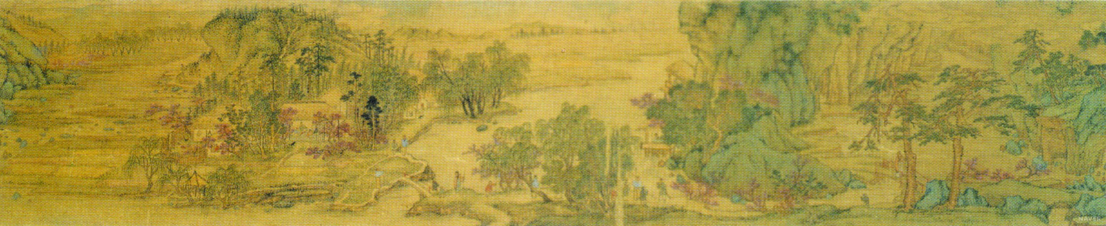도연명의 도화원기와 이상향, 그리고 그 상징과 공간 - 도화원도(桃花源圖)