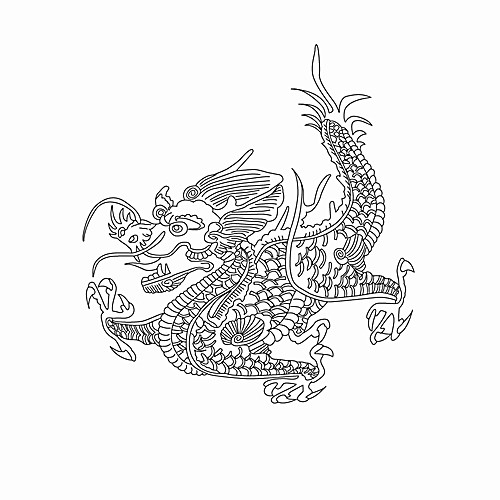 용문 - 청화백자용문푼주 - 용문 - 청화백자용문푼주 [출처원문보기]