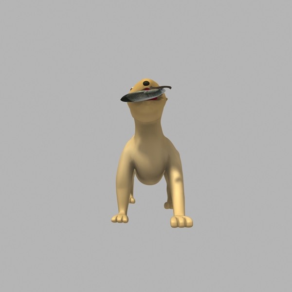 물고기를 삼키는 짐승 - 응용캐릭터(3D캐릭터타입)