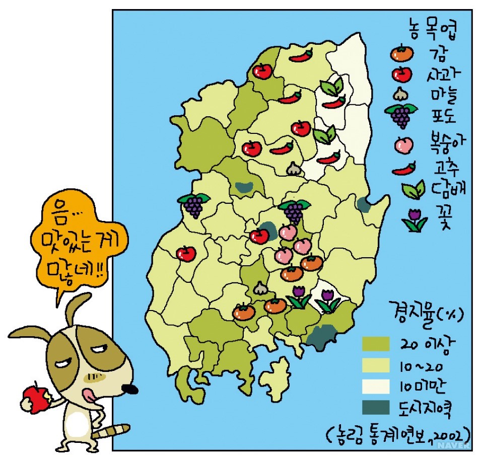 임해 공업이 발달한 영남 지방
