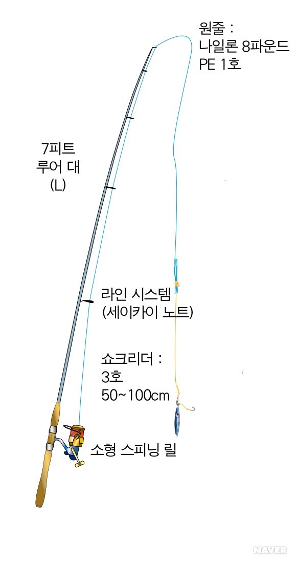 광어 루어낚시 - ① 연안 낚시