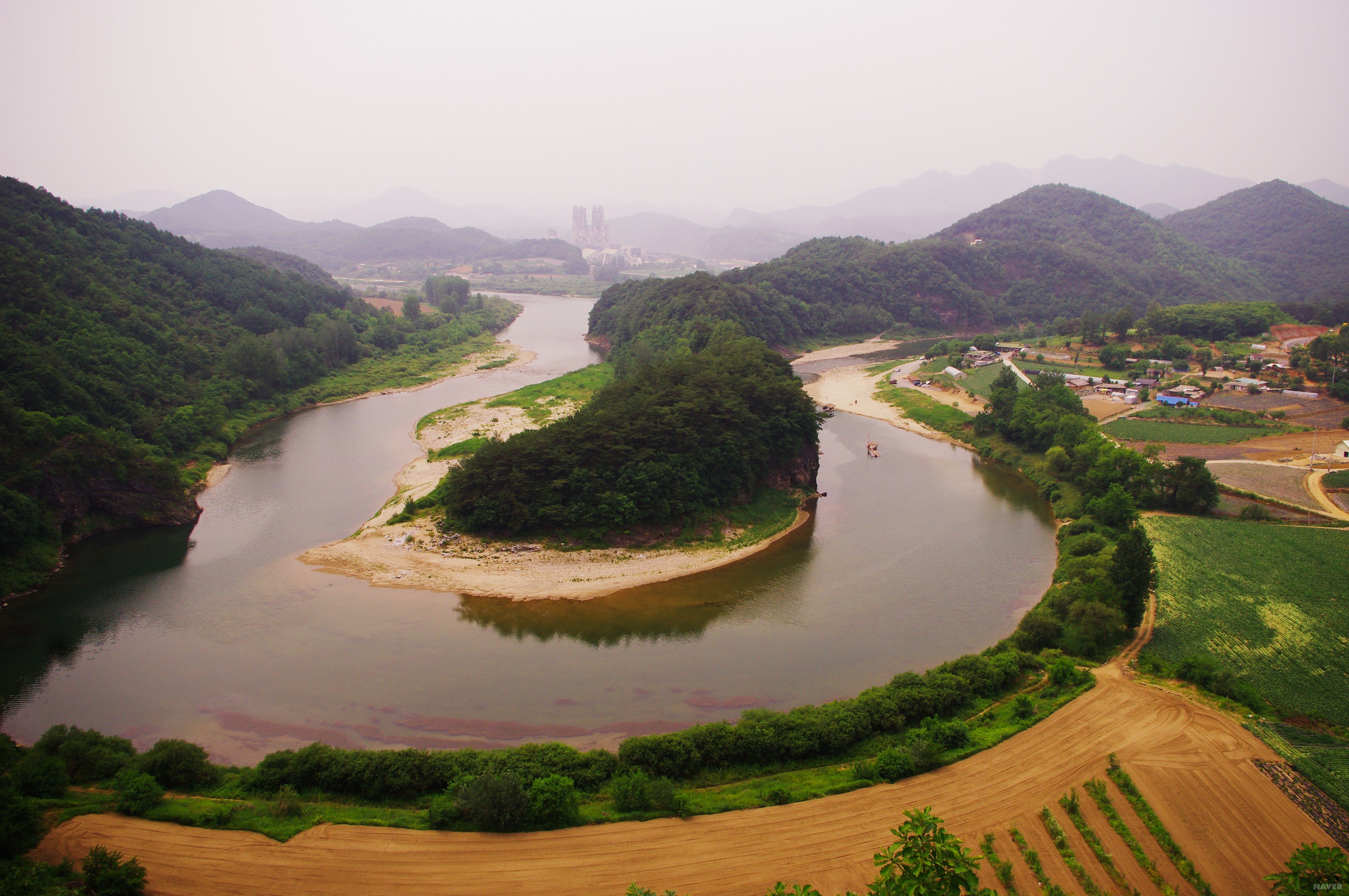 한반도 지형 전경 1