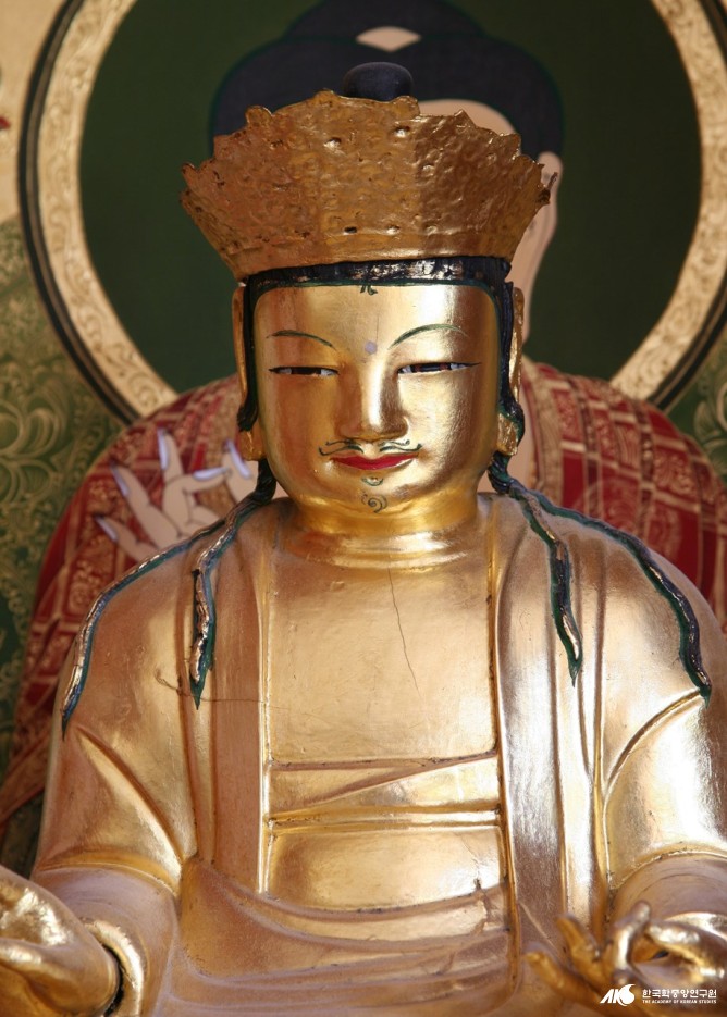 제주 삼광사 목조 보살 좌상 - 제주 삼광사 소장 목조보살좌상 부분