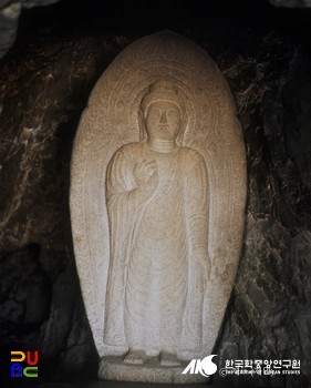 양산 미타암 석조아미타여래입상