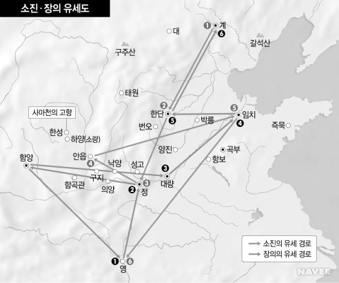 소진과 장의의 유세도