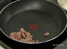 쇠고기김치볶음밥 요리과정