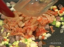쇠고기김치볶음밥 요리과정