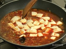 마파두부 요리과정