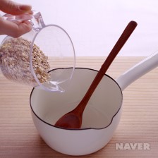 오트밀죽 요리과정