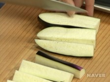 가지무침 요리과정