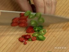 가지무침 요리과정