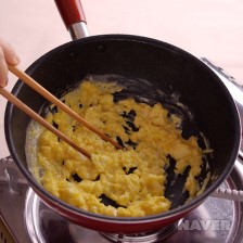 계란볶음밥 요리과정