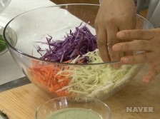 야채 샐러드 요리과정