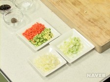 야채볶음밥 요리과정