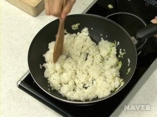 야채볶음밥 요리과정