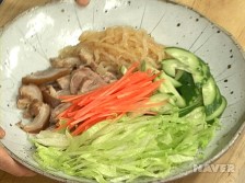 냉채족발 요리과정