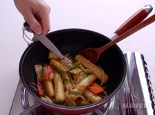 간장떡볶이 요리과정