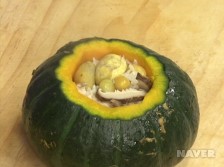 단호박영양밥 요리과정
