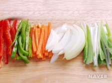 볶음국수 요리과정