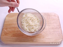 볶음국수 요리과정