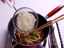 볶음국수 요리과정