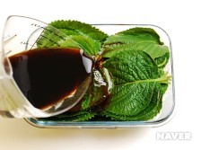 깻잎장아찌 요리과정