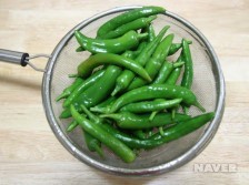 고추장아찌 요리과정