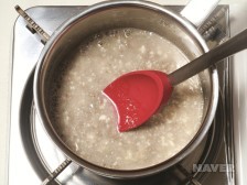 차조 두부죽 요리과정