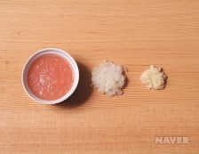 토마토소스 해물 파스타 요리과정