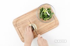 풋마늘 삼겹살간장볶음 요리과정