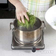 세발나물 요리과정
