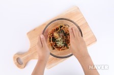고춧잎 무말랭이무침 요리과정