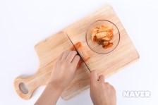 김치전 요리과정