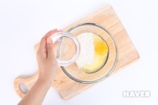 김치전 요리과정