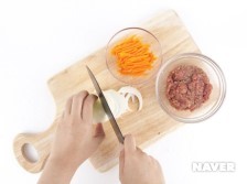 당면 김말이튀김 요리과정