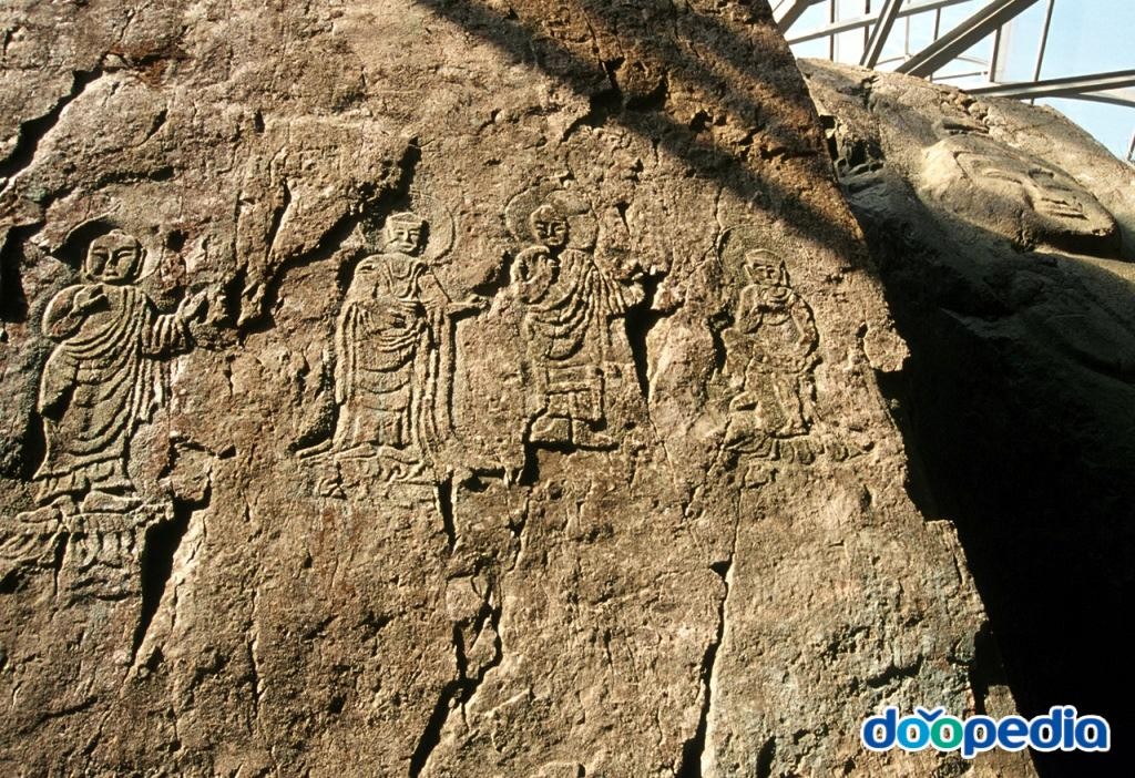 국가유산 - 경주 단석산 신선사 마애불상군