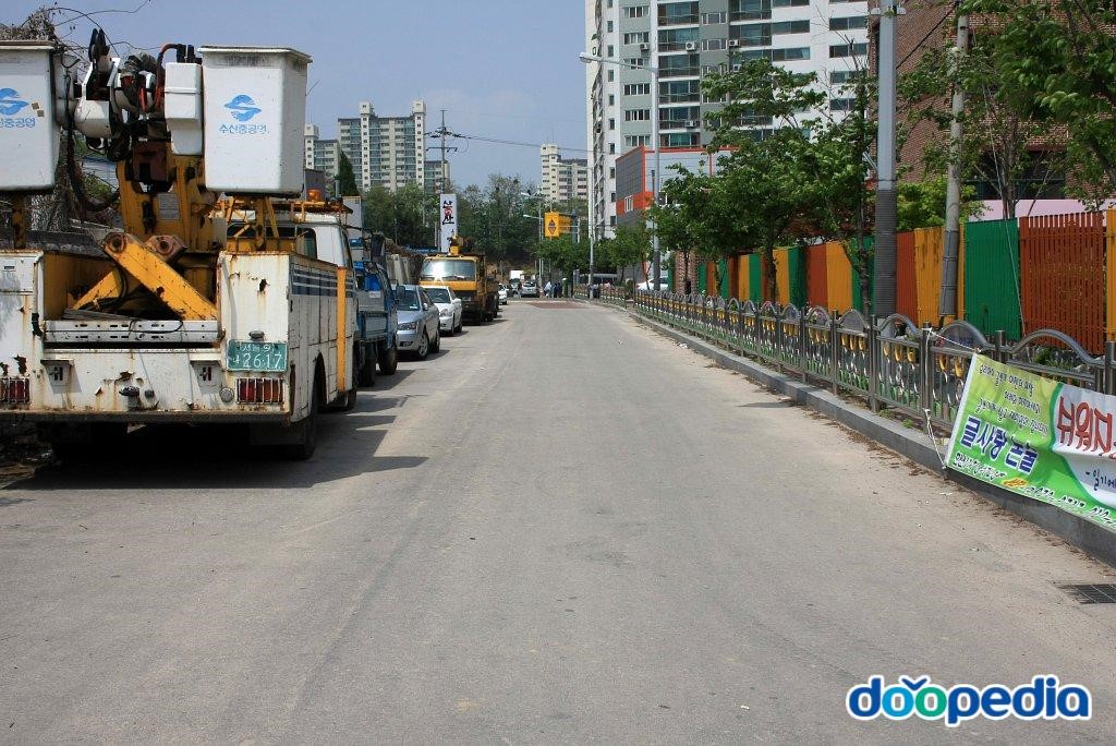 호원초등학교 - 호원초등학교 통학로