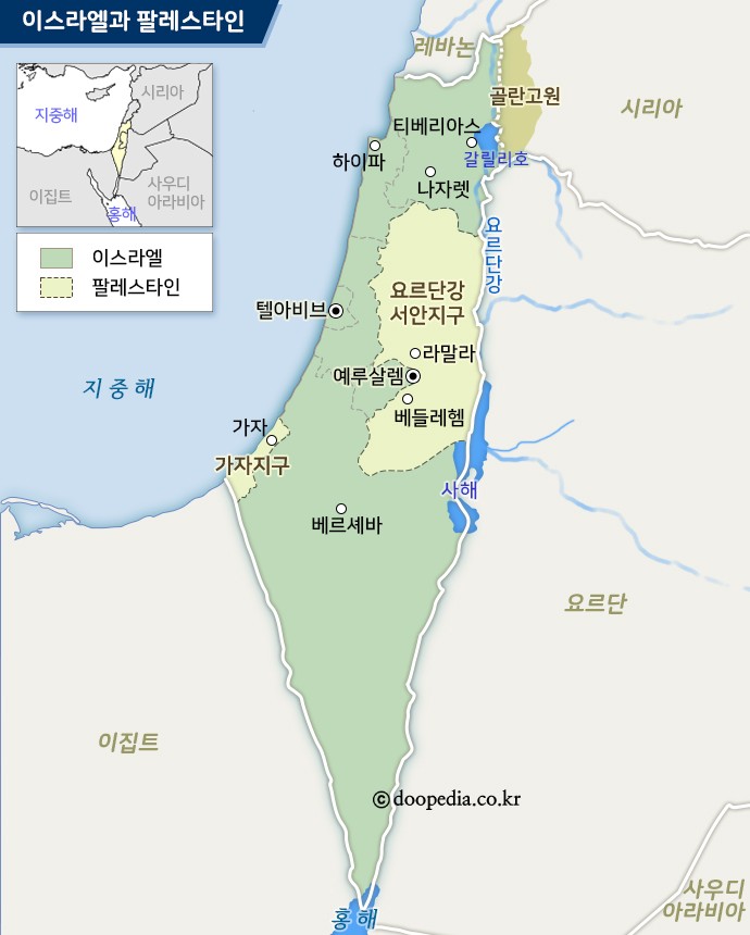 요르단강 서안지구 - 요르단강 서안지구 본문 이미지 1