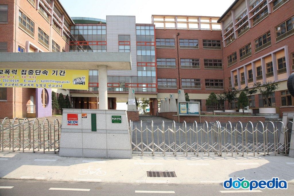 순천풍덕중학교 - 순천풍덕중학교 정문