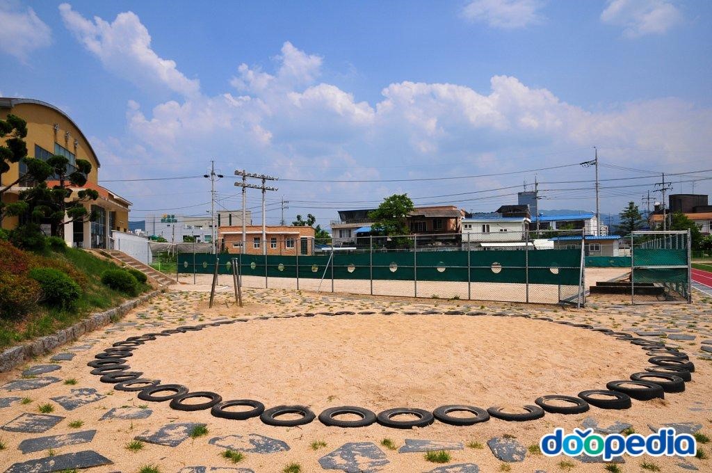 영동산업과학고등학교 - 영동산업과학고등학교 씨름장