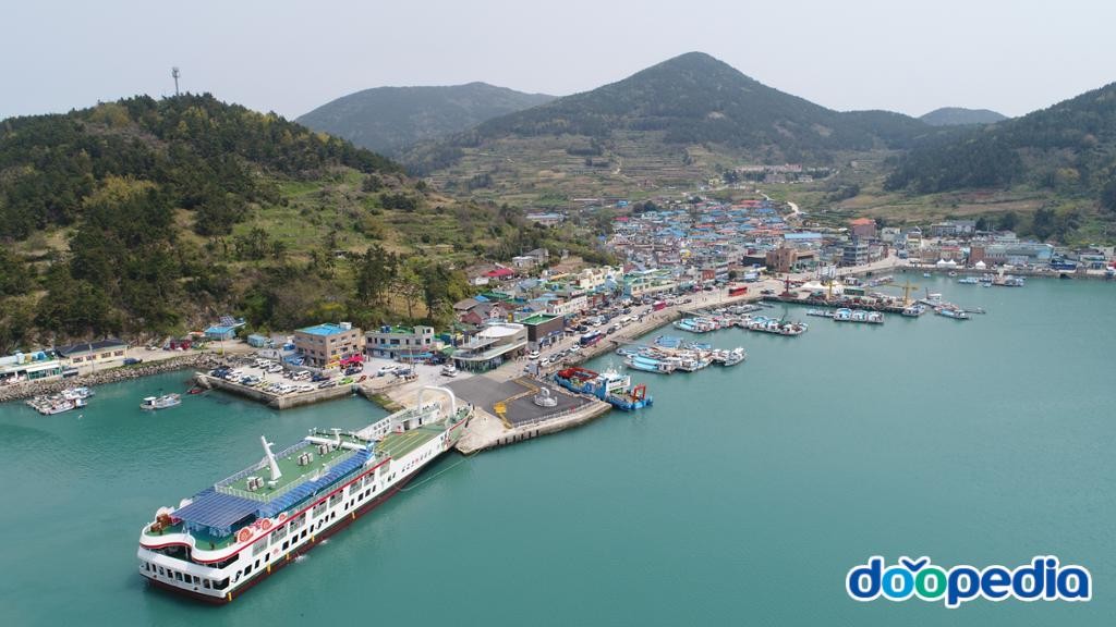 도청리 - 청산도 항구