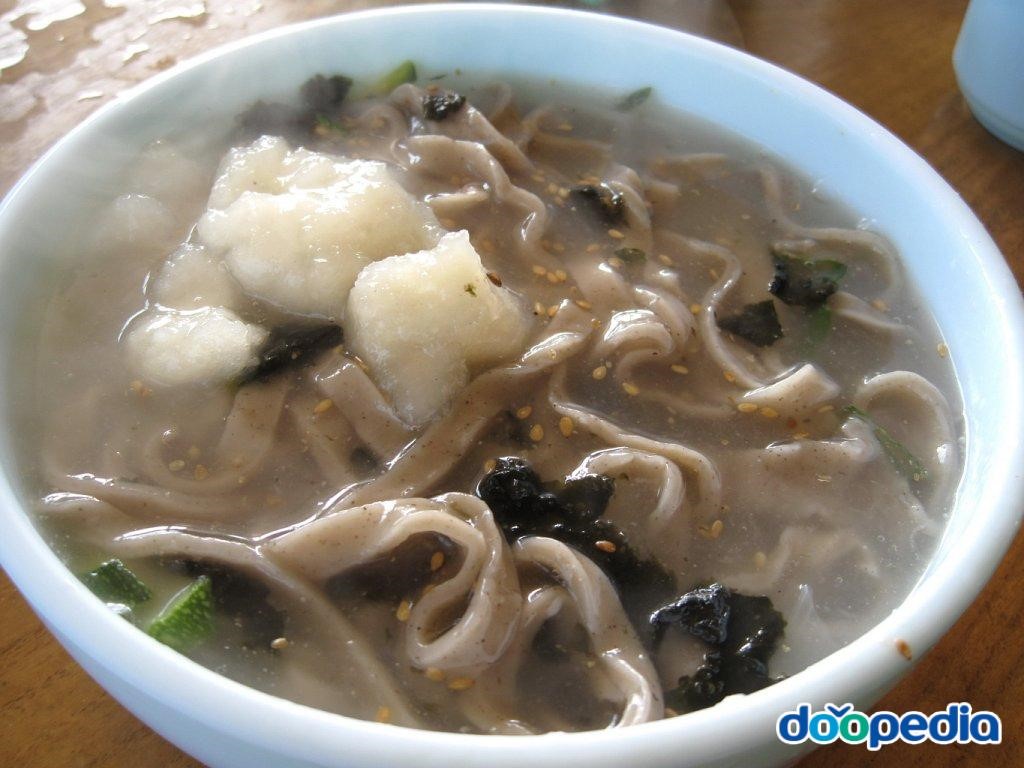 감자옹심이칼국수 - 감자옹심이메밀칼국수