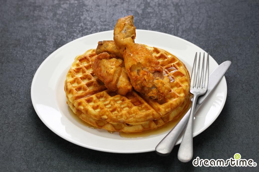 프라이드치킨 앤 와플