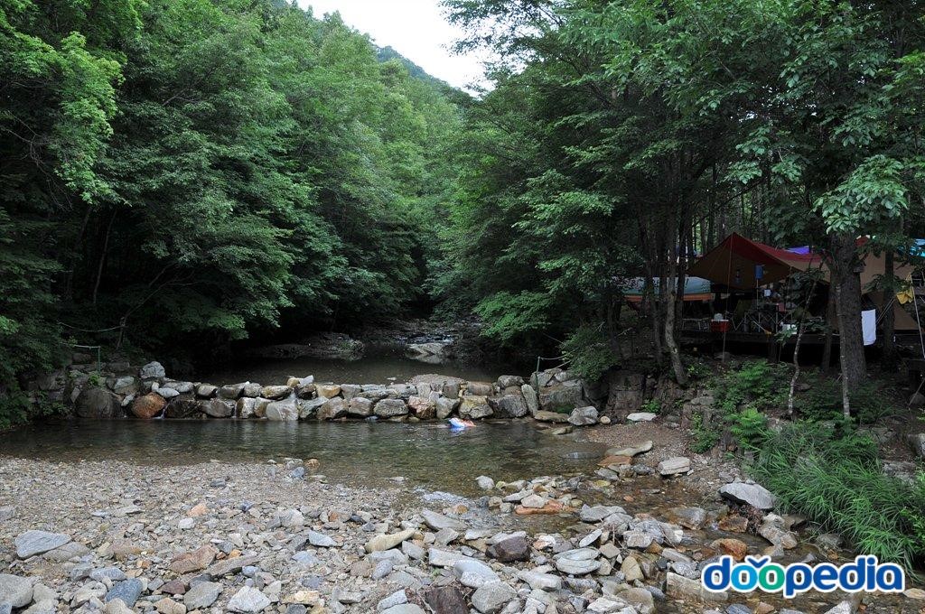 삼봉자연휴양림 - 삼봉자연휴양림 물놀이장