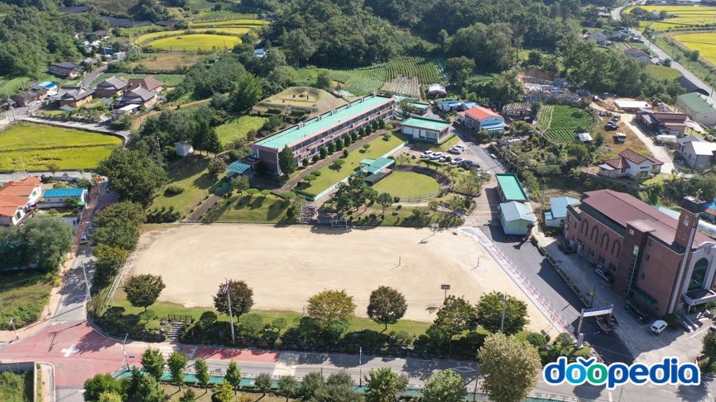 청안면 - 청안중학교