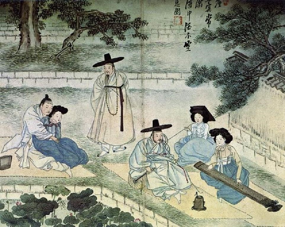 청금상련(廳琴賞蓮)