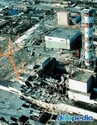 원자로가 폭발한 체르노빌 원자력 발전소