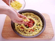 고구마피자 요리과정
