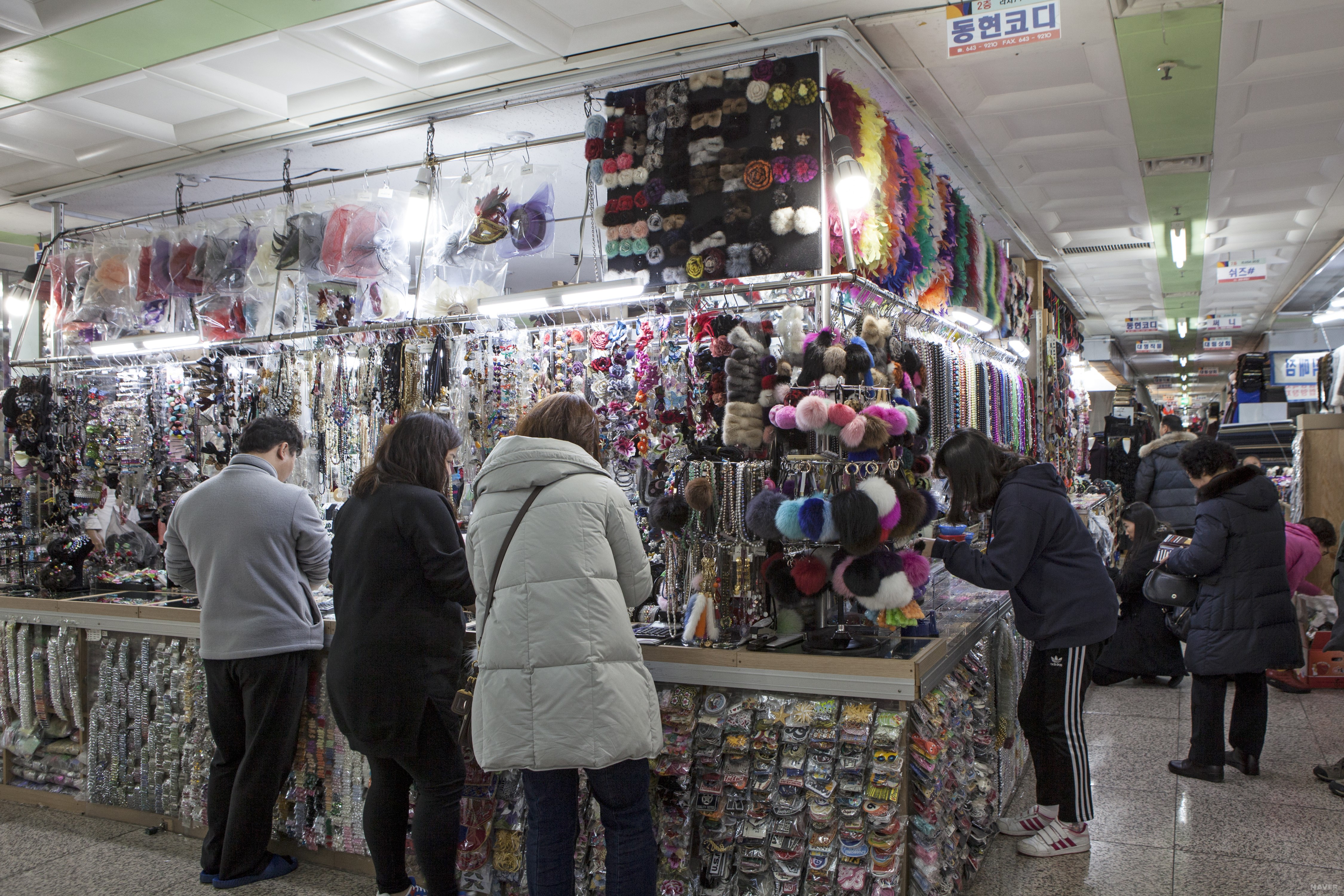 부산 부산진시장 - 부산진시장의 액세서리 가게